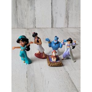 Disney Aladdin Abu Jasmine Genie playset toy figure